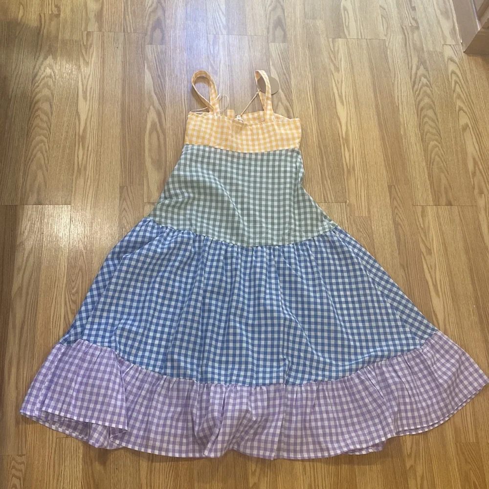 SOLD OUT SOLD Tiered pastel summer maxi Dress Wom - Picture 13 of 17